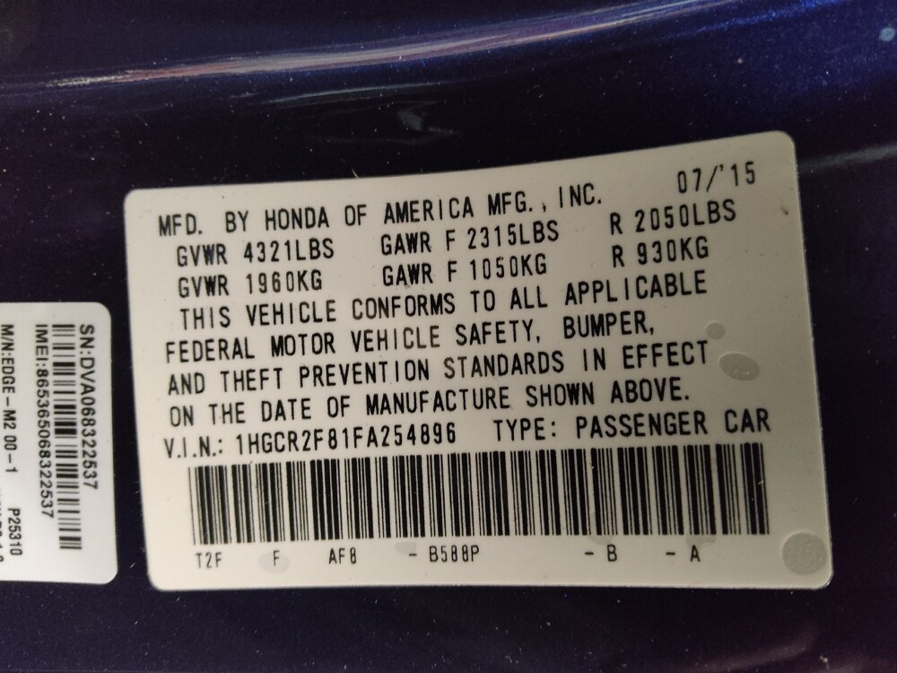2015 Honda Accord in Morrow, GA 30260 - 18094539 33
