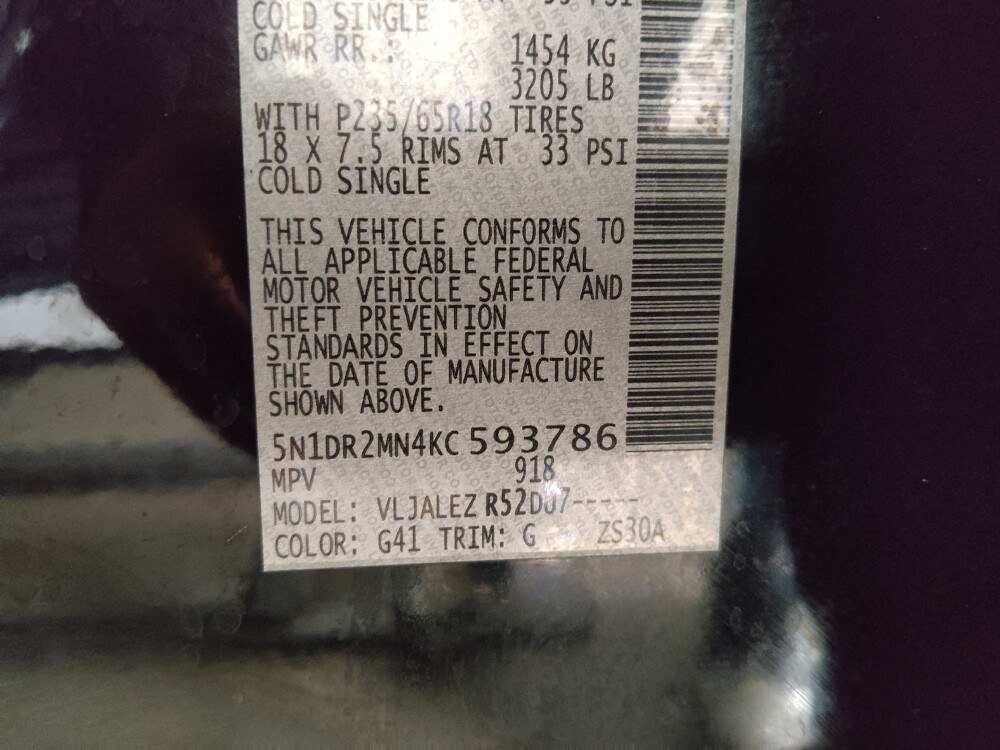 2019 Nissan Pathfinder in Conyers, GA 30094 - 18094541 33