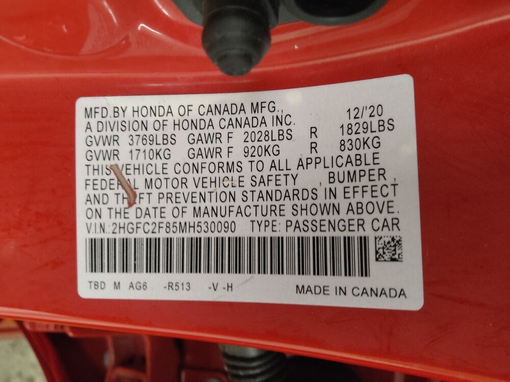 2021 Honda Civic in Union City, GA 30291 - 18094542 33