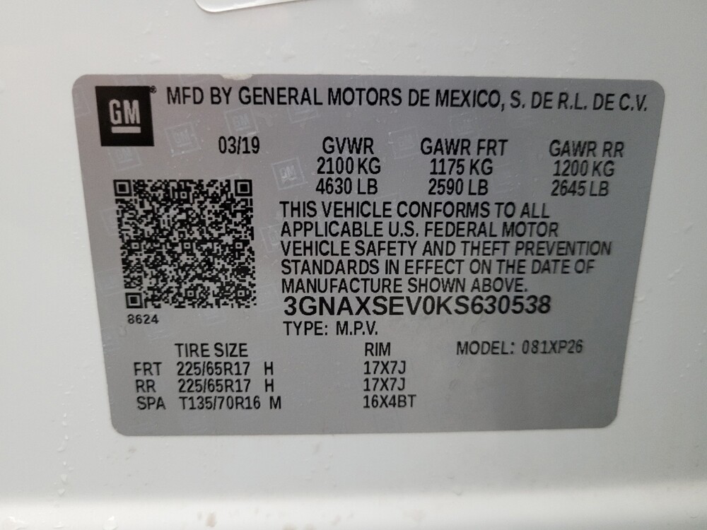 2019 Chevrolet Equinox in Albuquerque, NM 87113 - 18094579 33