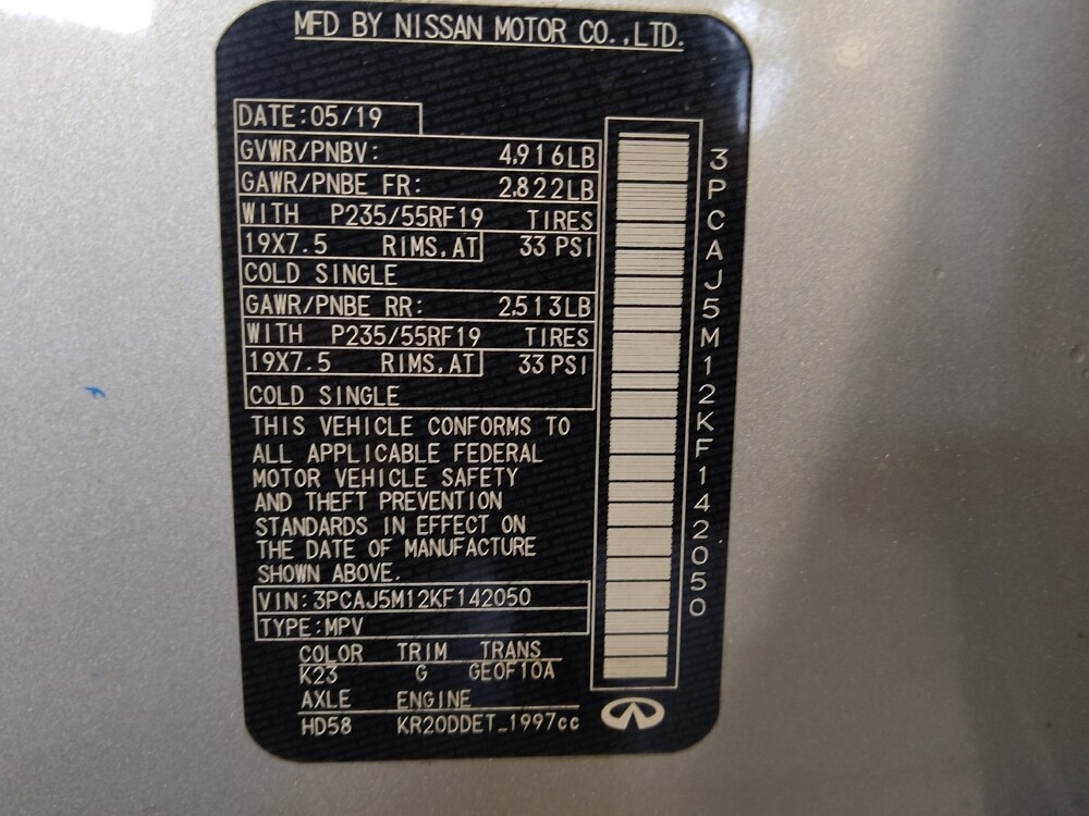 2019 INFINITI QX50 in Columbia, SC 29210 - 18094588 33