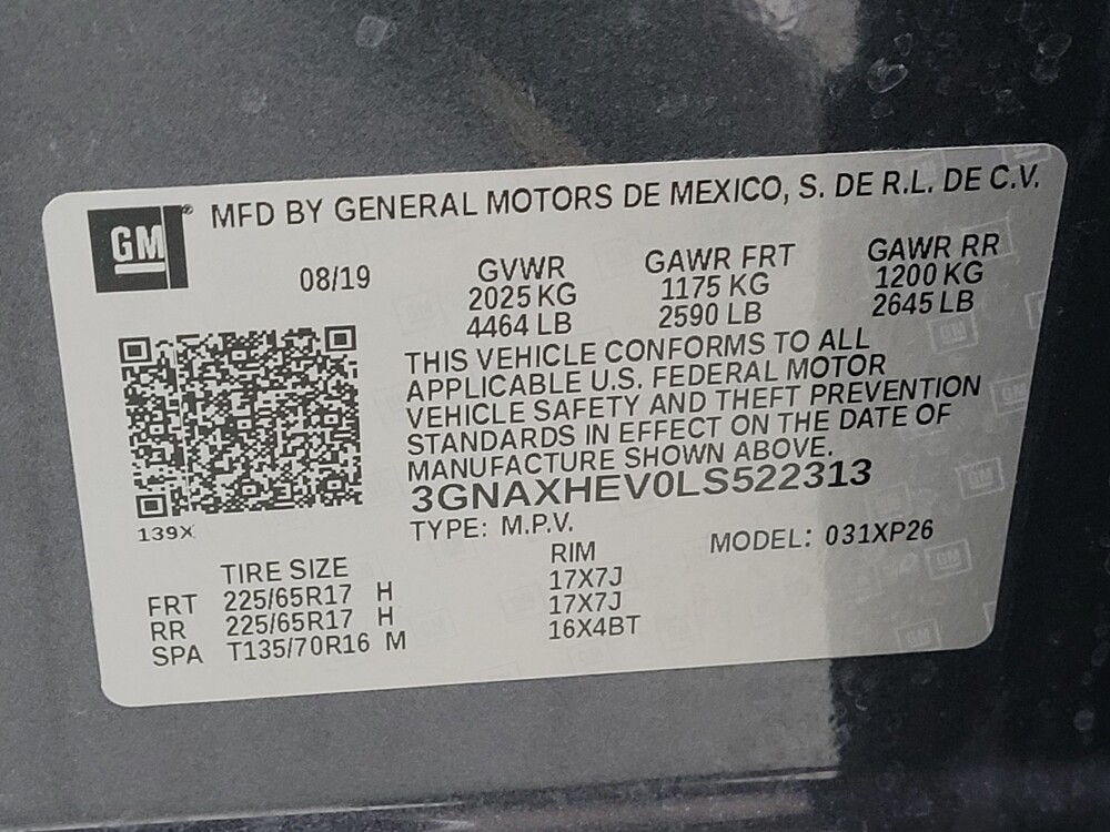 2020 Chevrolet Equinox in Kissimmee, FL 34744 - 18094590 33