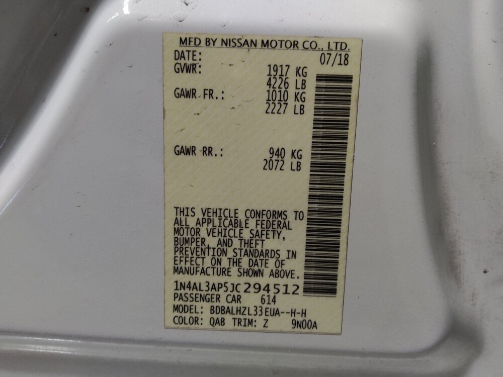 2018 Nissan Altima in Savannah, GA 31419 - 18094595 33