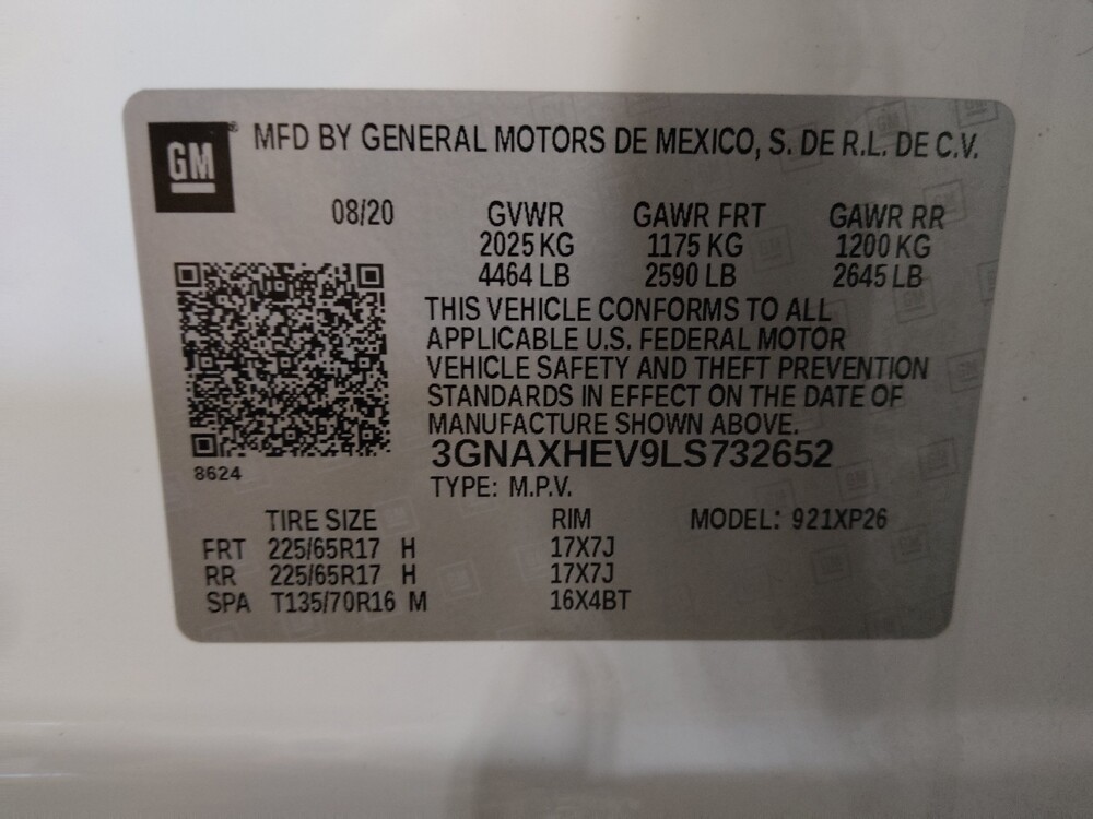 2020 Chevrolet Equinox in Savannah, GA 31419 - 18094599 33