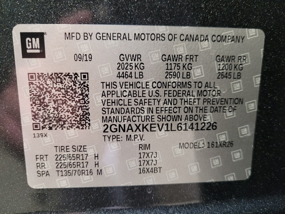 2020 Chevrolet Equinox in Downey, CA 90241 - 18094617 33