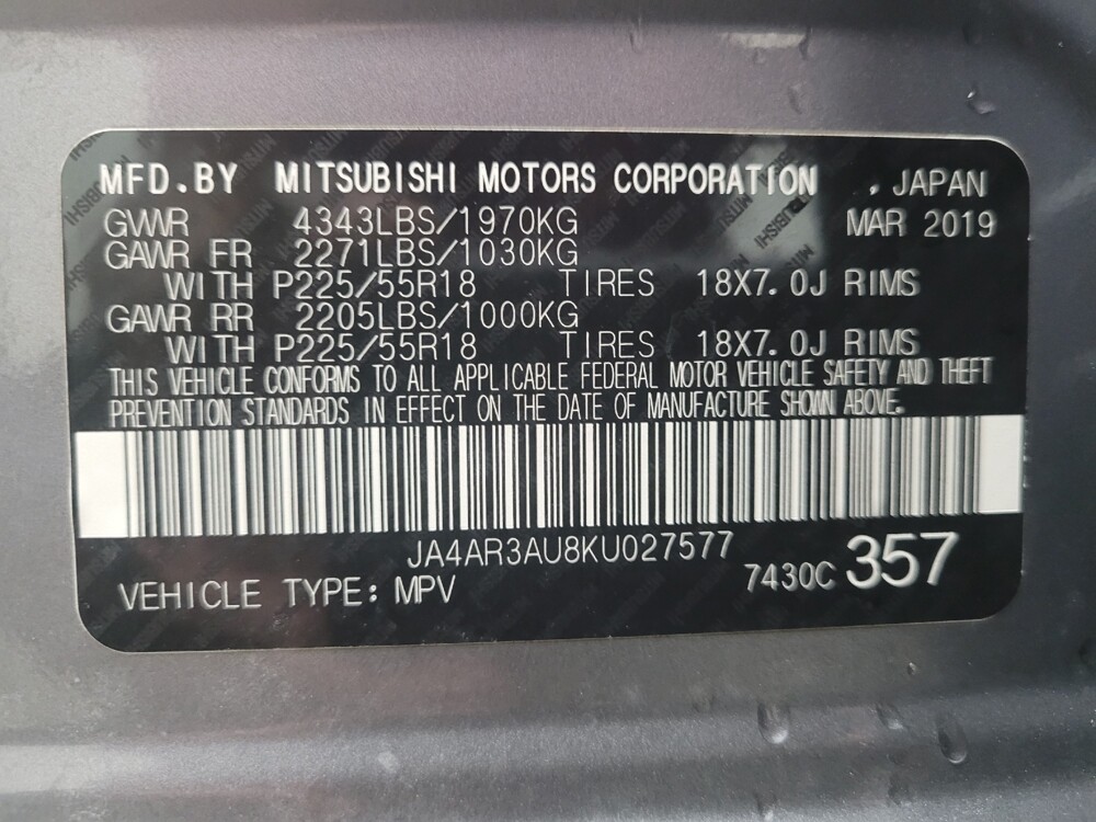 2019 Mitsubishi Outlander Sport in Madison, TN 37115 - 18094670 33