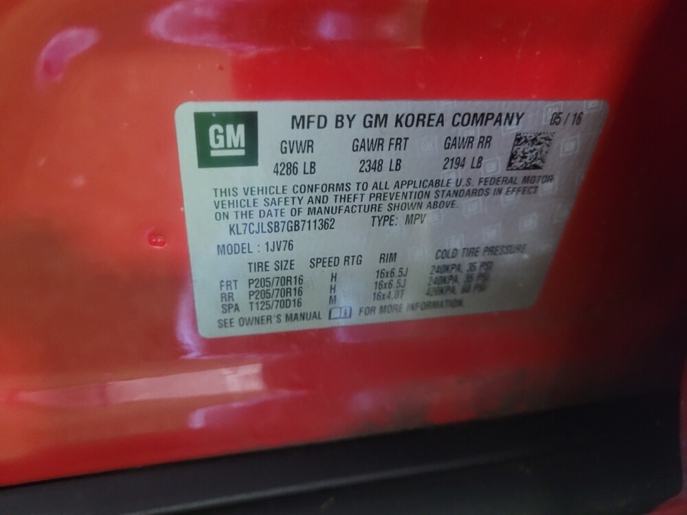 2016 Chevrolet Trax in Conyers, GA 30094 - 18094697 33