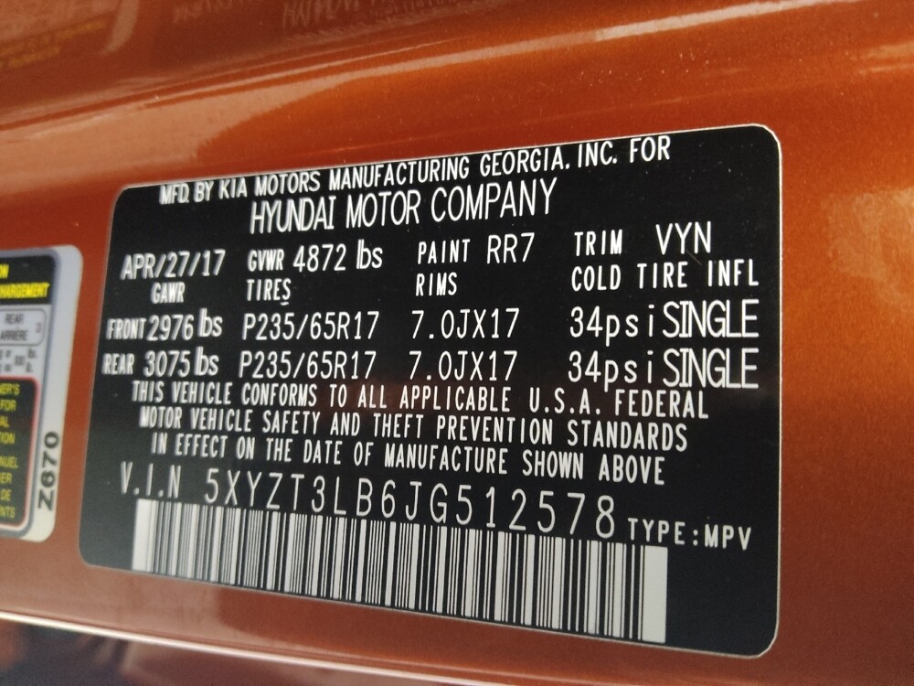 2018 Hyundai Santa Fe in Conyers, GA 30094 - 18094702 33