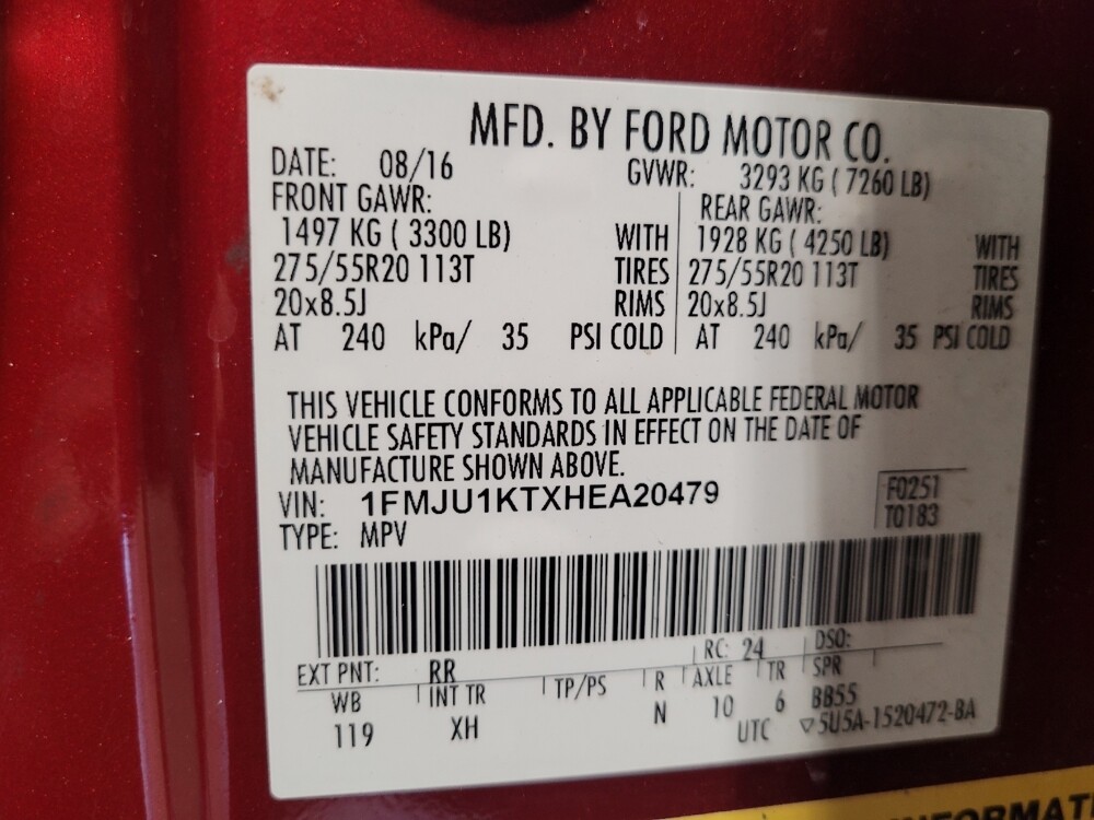 2017 Ford Expedition in Ocala, FL 34471 - 18094710 33