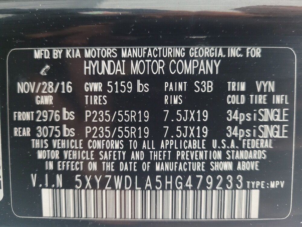 2017 Hyundai Santa Fe in Madison, TN 37115 - 18094715 33