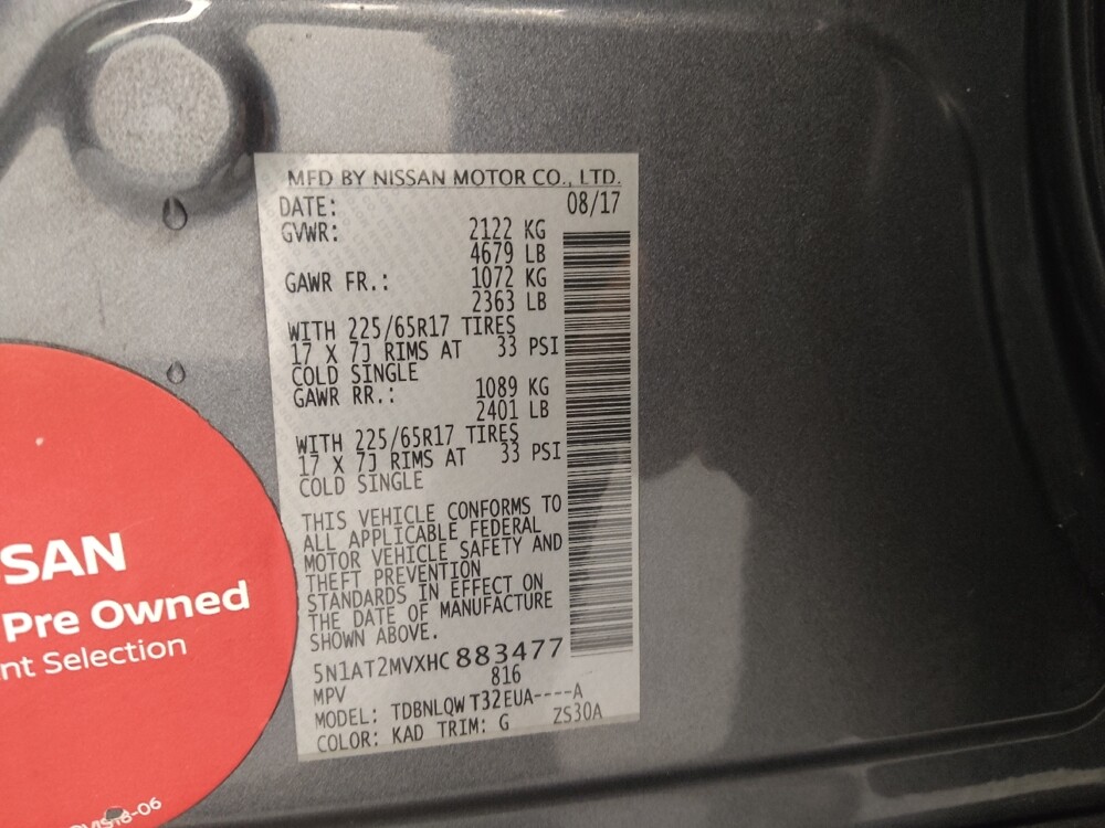 2017 Nissan Rogue in St. Louis, MO 63136 - 18094733 33