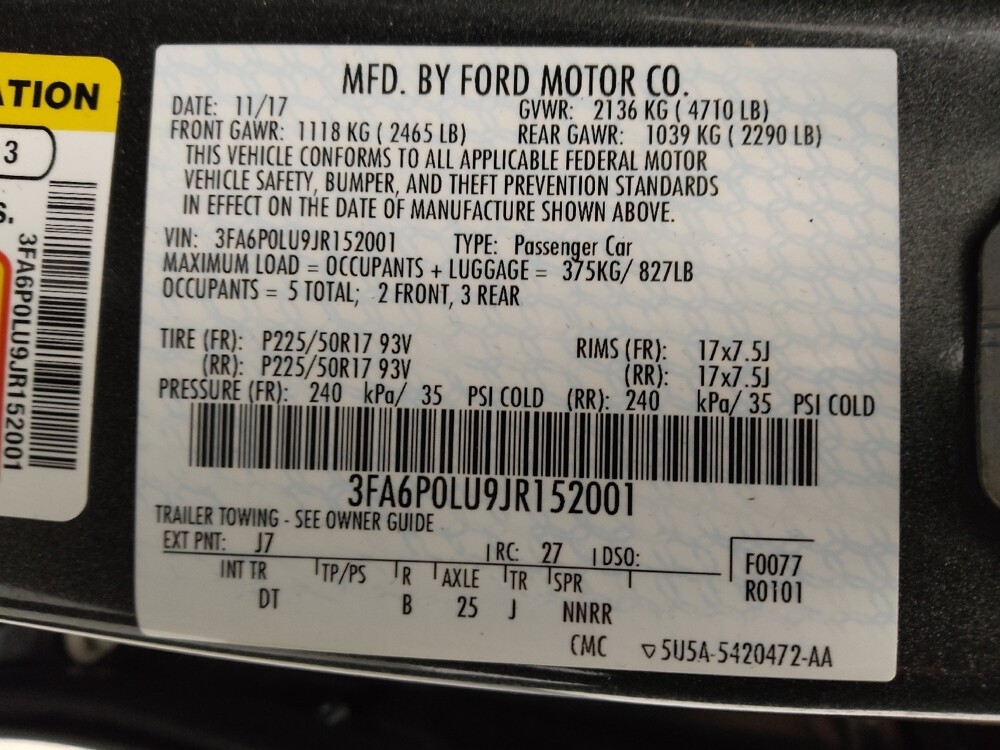 2018 Ford Fusion in Lakewood, CO 80215 - 18094741 33