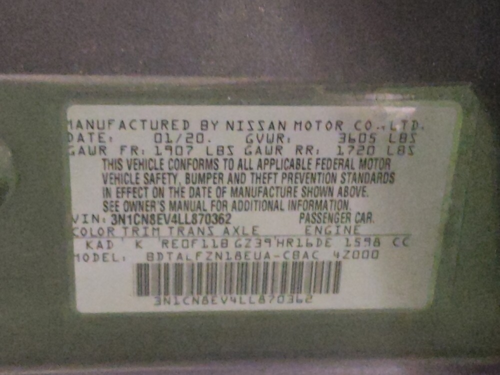 2020 Nissan Versa in Tyler, TX 75701 - 18094749 33