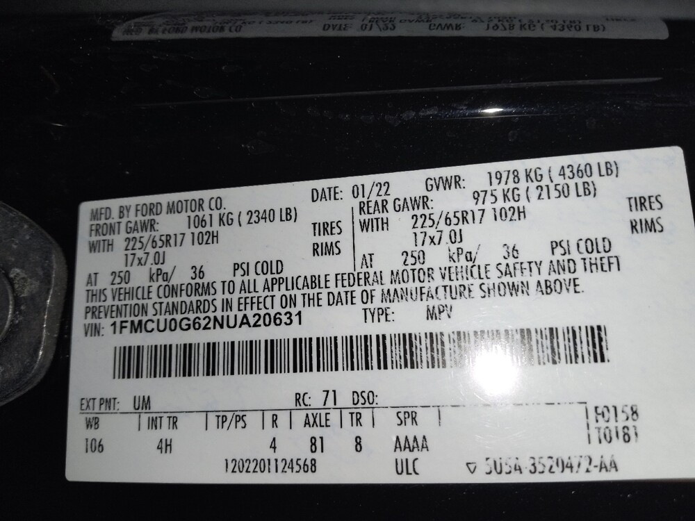 2022 Ford Escape in Temple, TX 76502 - 18094765 33