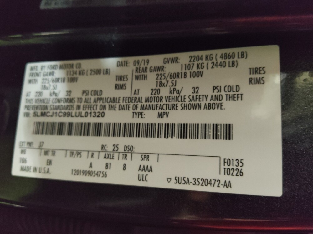 2020 Lincoln Corsair in Union City, GA 30291 - 18094776 33