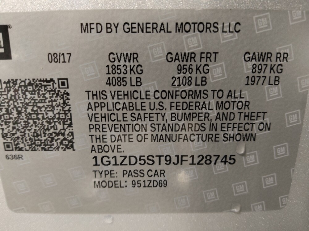 2018 Chevrolet Malibu in Union City, GA 30291 - 18094778 33