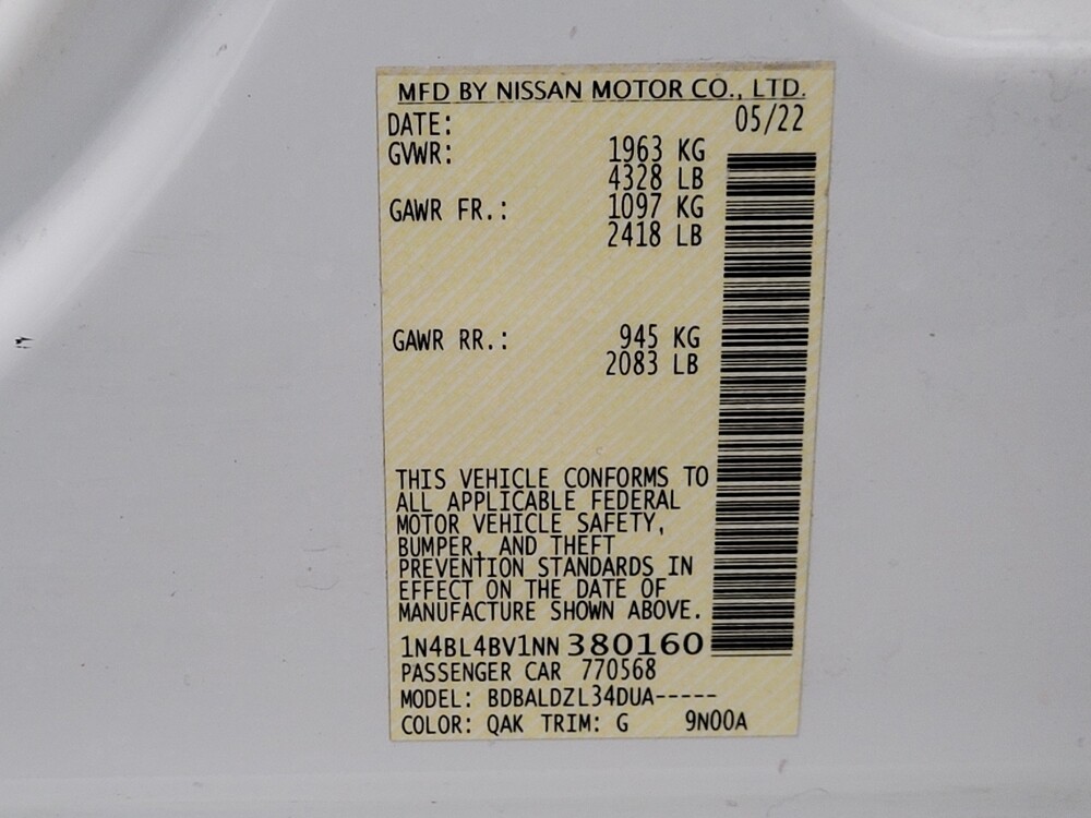 2022 Nissan Altima in Phoenix, AZ 85015 - 18094789 33