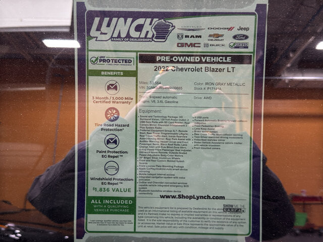 2022 Chevrolet Blazer in Burlington, WI 53105 - 18094829 42