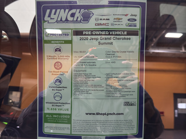 2020 Jeep Grand Cherokee in Burlington, WI 53105 - 18094834 45