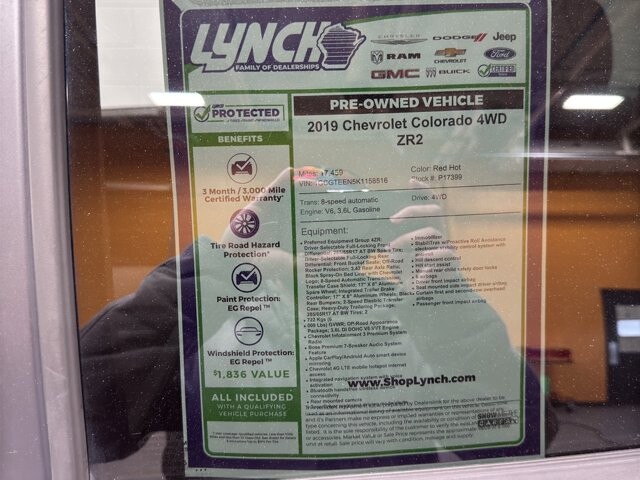 2019 Chevrolet Colorado in Burlington, WI 53105 - 18094838 36