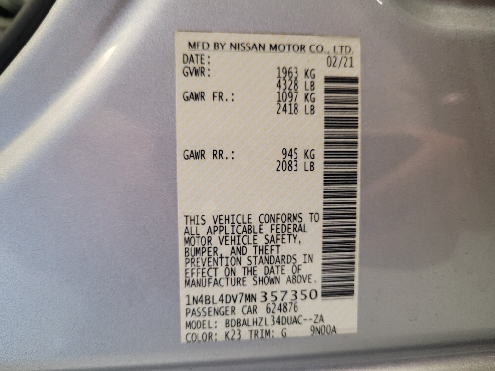 2021 Nissan Altima in Downey, CA 90241 - 18094871 33