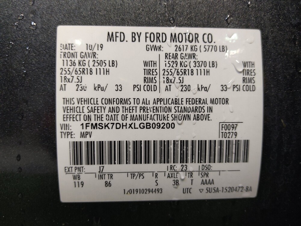 2020 Ford Explorer in Lakeland, FL 33815 - 18094925 33