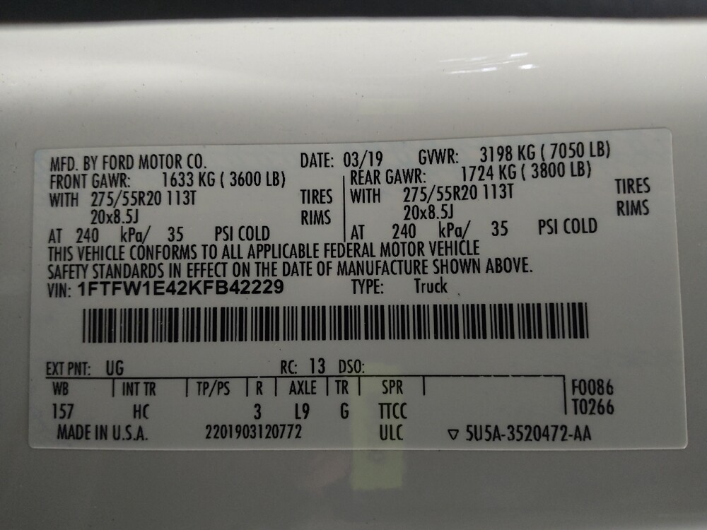 2019 Ford F150 in Clearwater, FL 33764 - 18094930 33