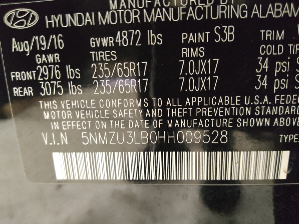 2017 Hyundai Santa Fe in Stone Mountain, GA 30083 - 18094941 33