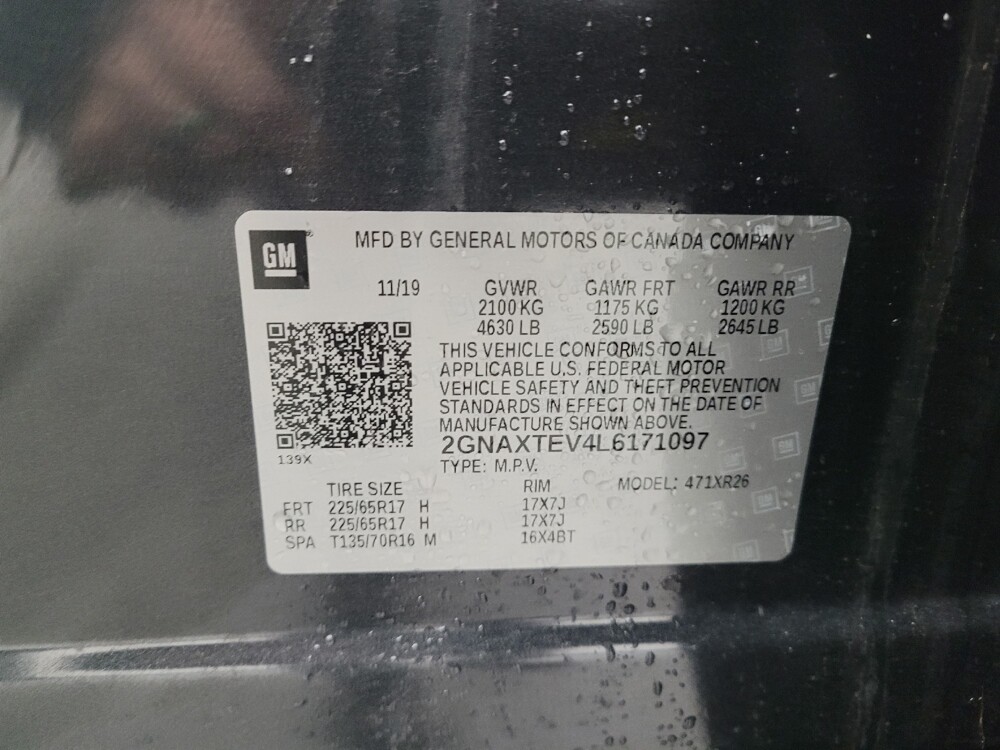 2020 Chevrolet Equinox in Toledo, OH 43617 - 18094944 33