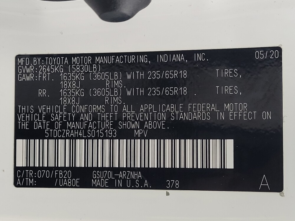 2020 Toyota Highlander in Orlando, FL 32808 - 18095031 33