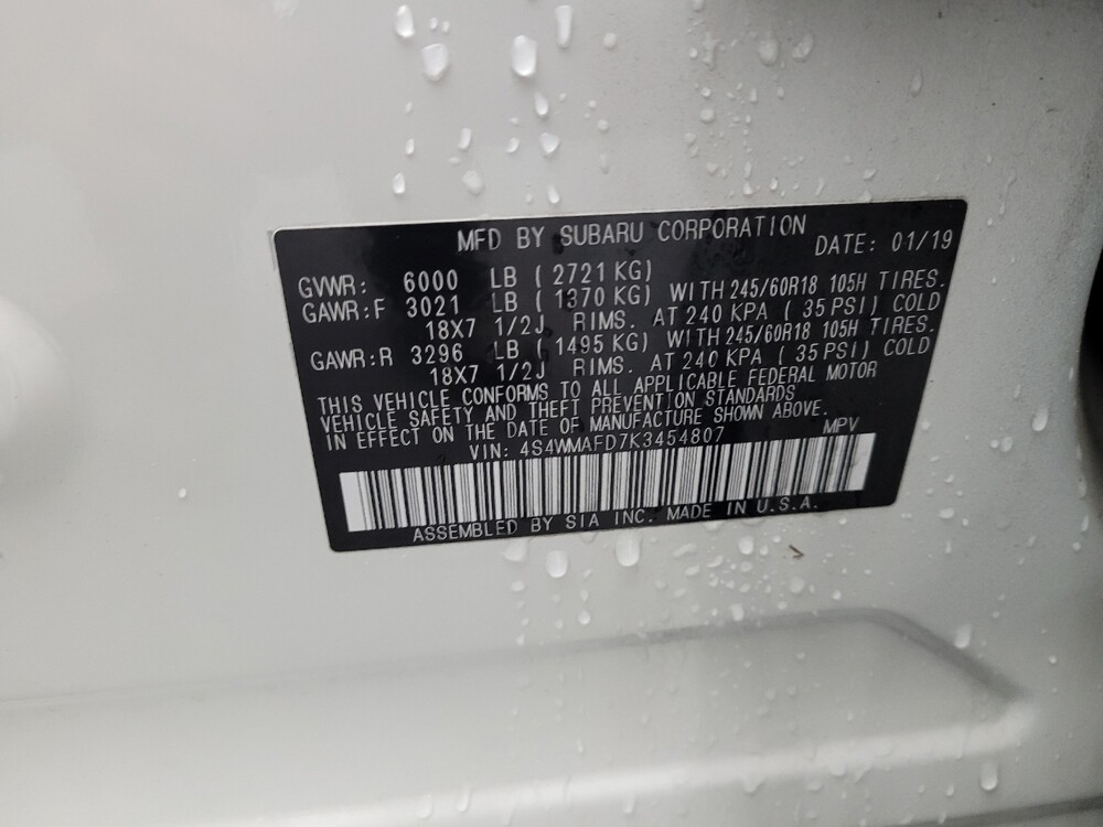 2019 Subaru Ascent in Gastonia, NC 28056 - 18095042 33