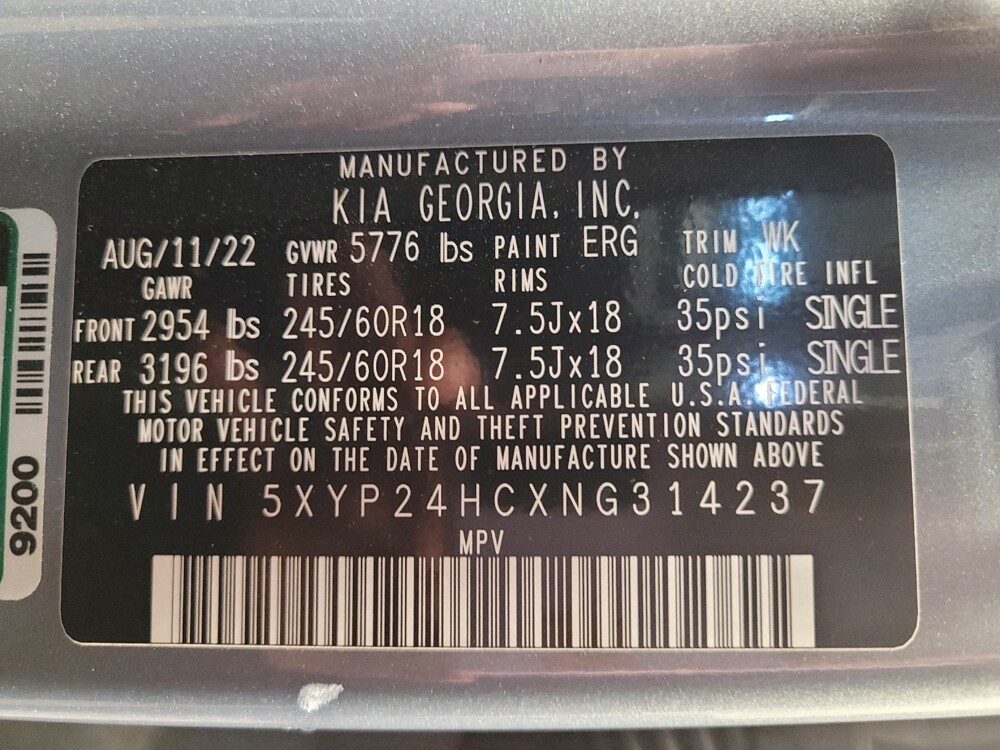 2022 Kia Telluride in Wilmington, NC 28405 - 18095046 33