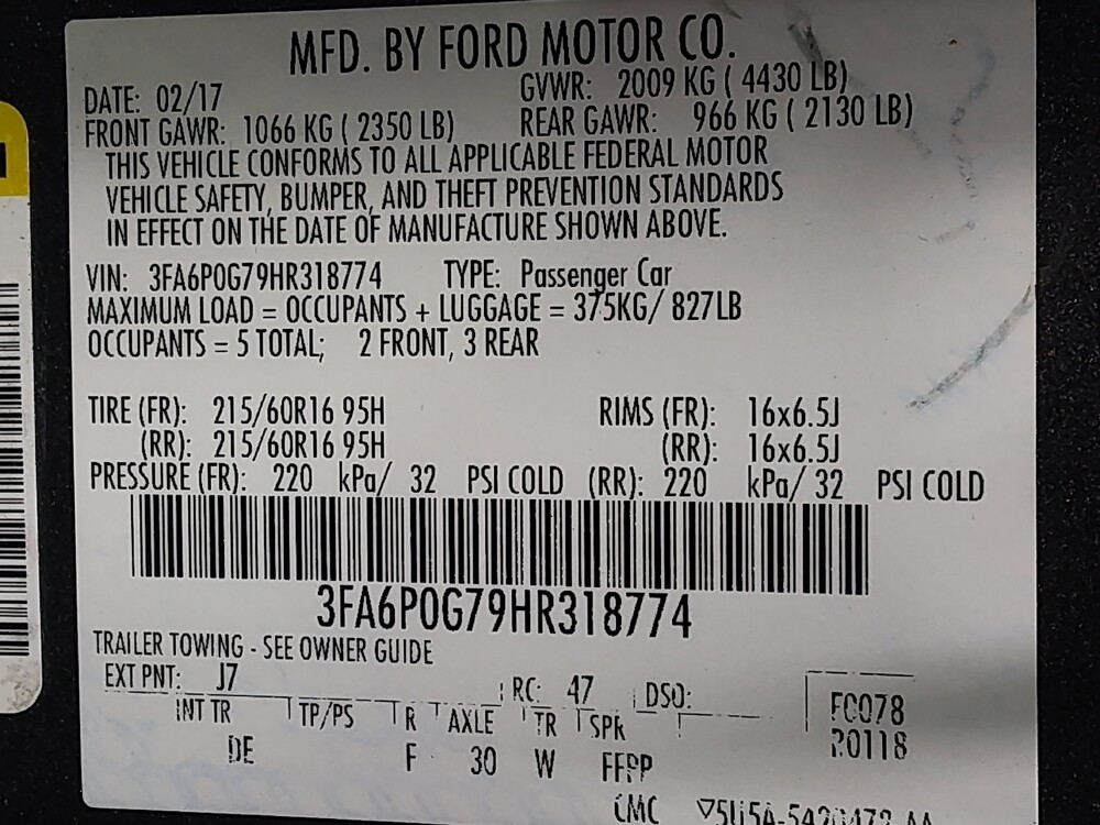 2017 Ford Fusion in Charlotte, NC 28213 - 18095054 33