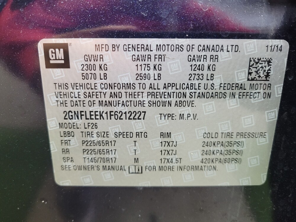 2015 Chevrolet Equinox in Maple Heights, OH 44137 - 18095104 33