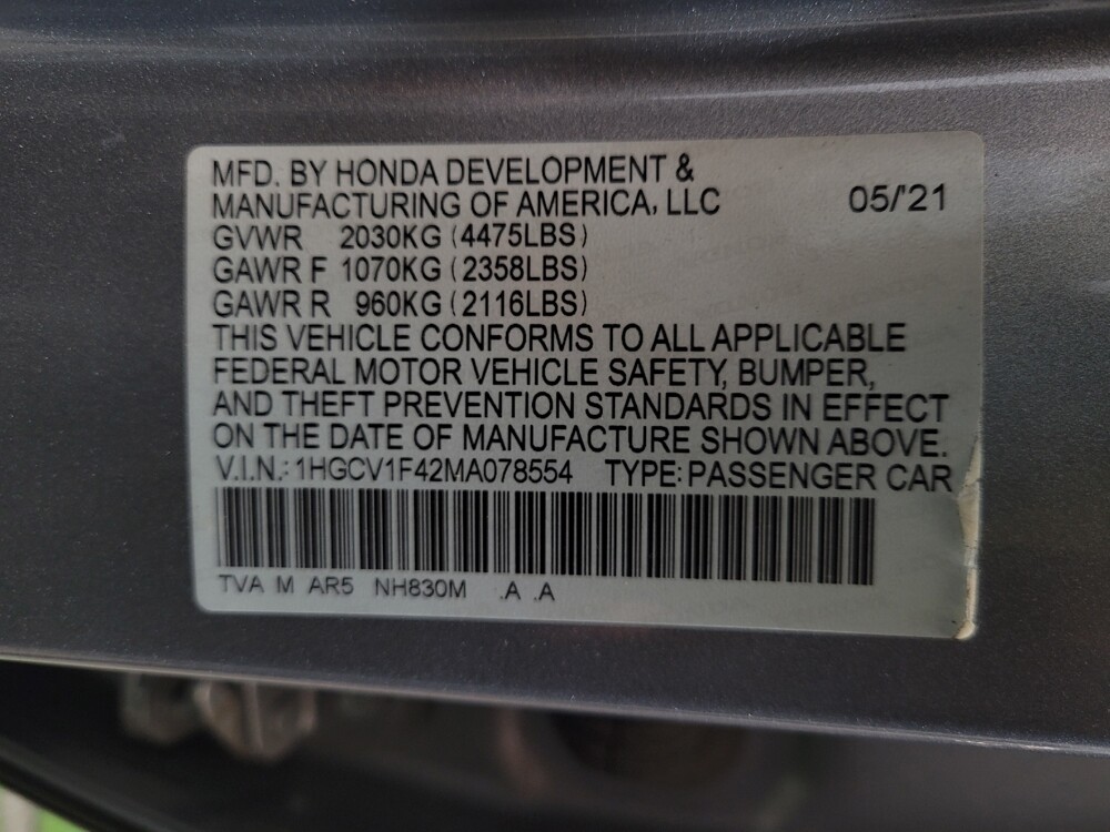 2021 Honda Accord in Columbus, OH 43228 - 18095114 33