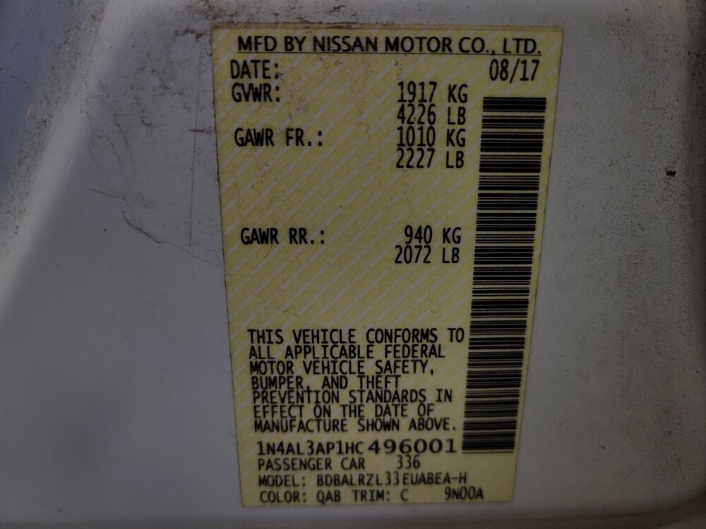 2017 Nissan Altima in Maple Heights, OH 44137 - 18095115 33