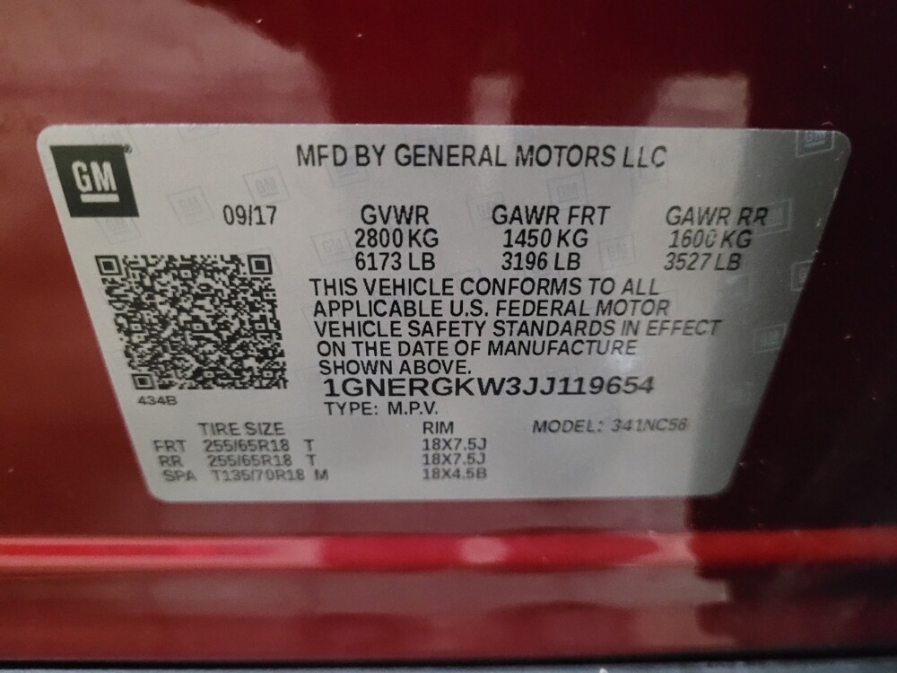 2018 Chevrolet Traverse in Pittsburgh, PA 15237 - 18095139 33