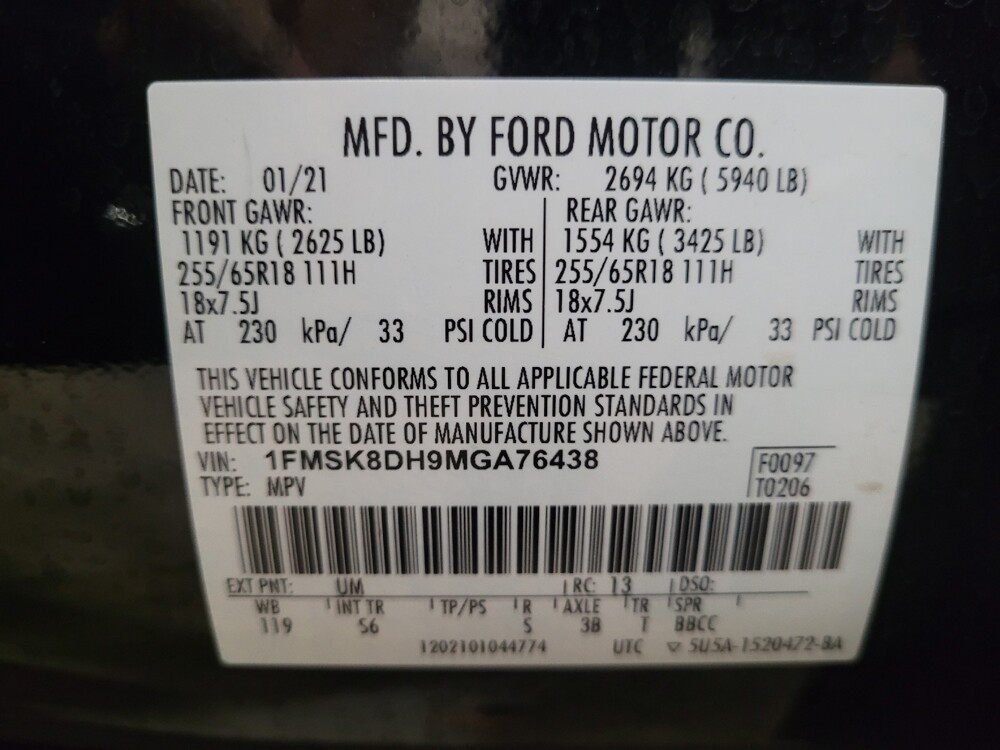 2021 Ford Explorer in Newport News, VA 23601 - 18095142 33