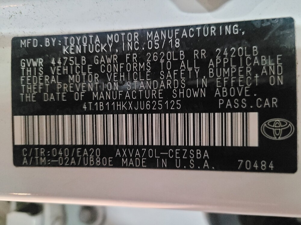 2018 Toyota Camry in New Castle, DE 19720 - 18095149 33