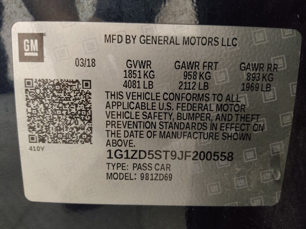 2018 Chevrolet Malibu in Lombard, IL 60148 - 18095157 33