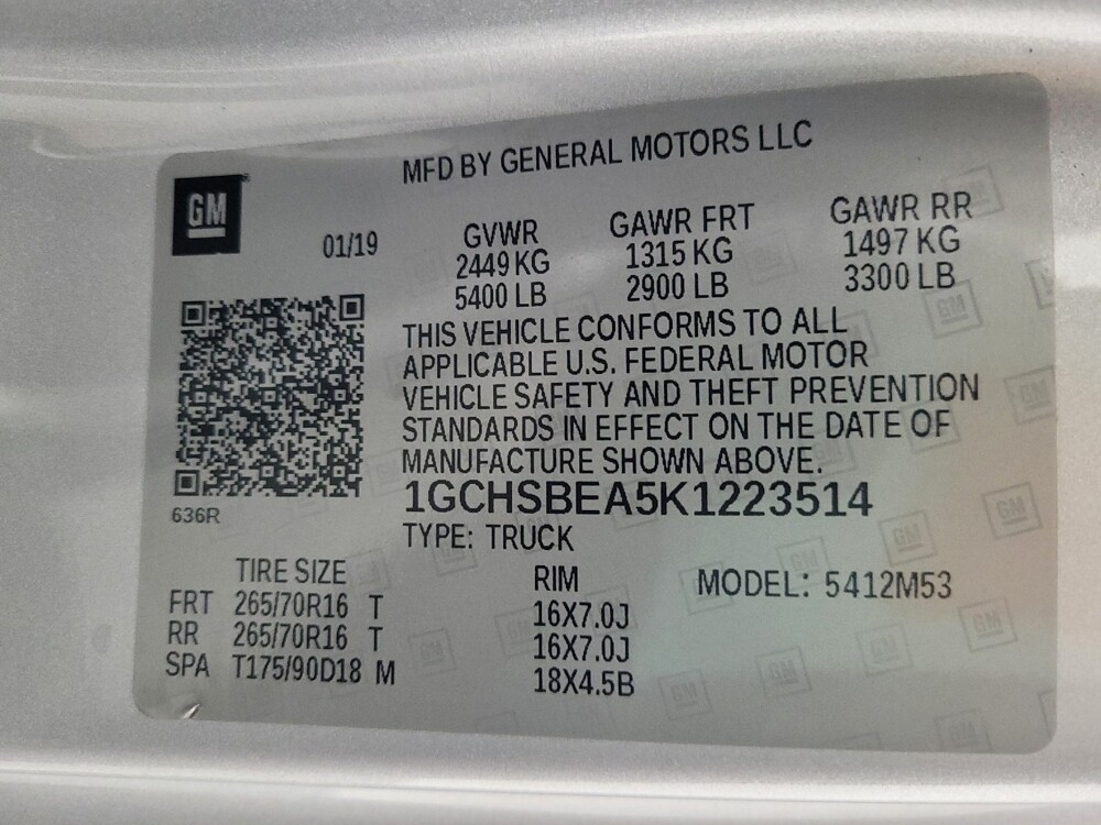 2019 Chevrolet Colorado in Orlando, FL 32808 - 18095173 33