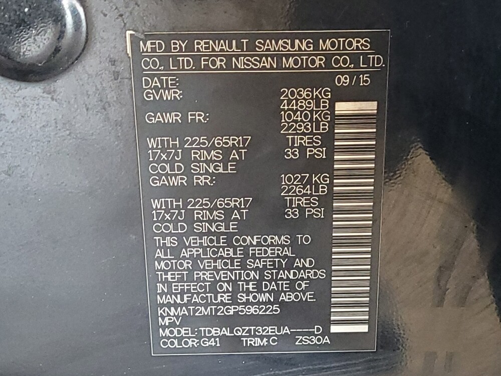 2016 Nissan Rogue in Jacksonville, FL 32210 - 18095175 33