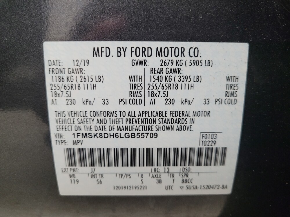 2020 Ford Explorer in Taylor, MI 48180 - 18095216 33