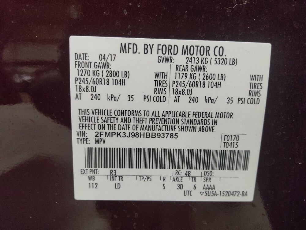 2017 Ford Edge in Savannah, GA 31419 - 18095235 33