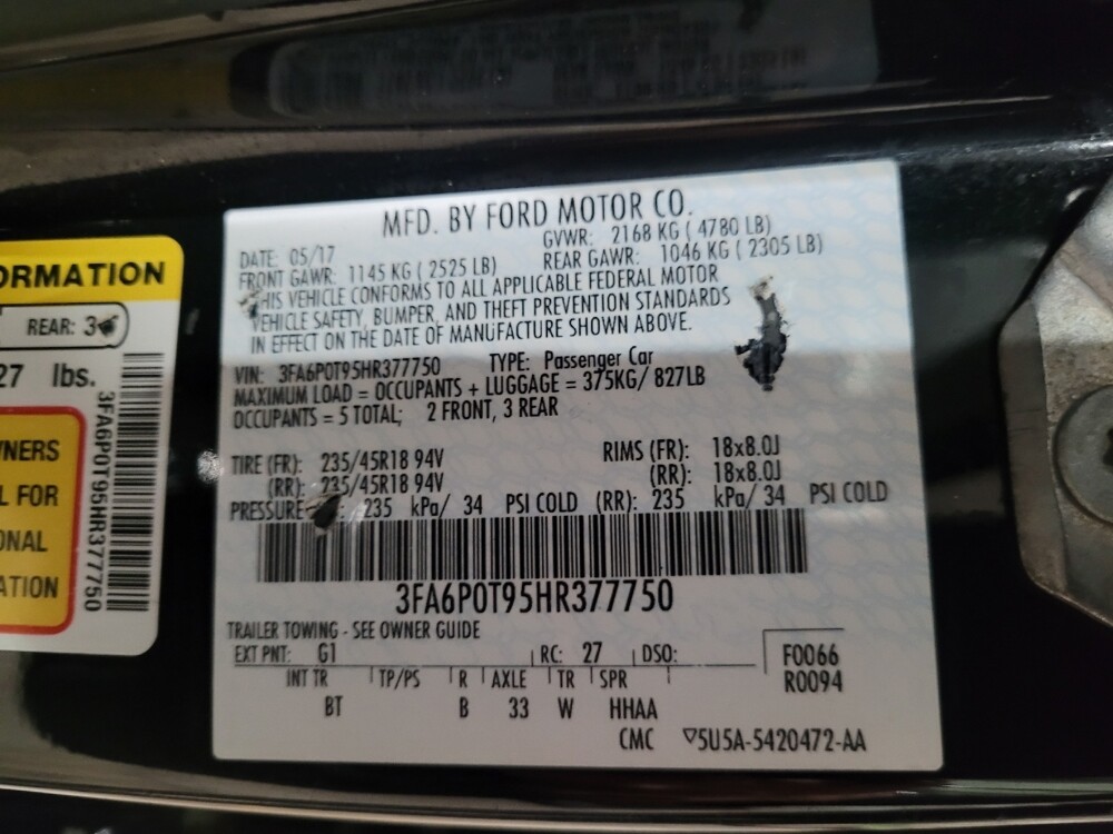 2017 Ford Fusion in Richmond, VA 23235 - 18095242 33