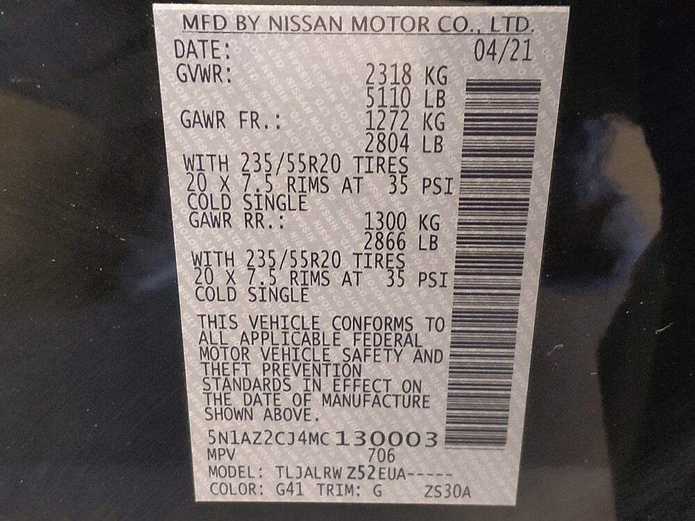 2021 Nissan Murano in Houston, TX 77060 - 18095262 33