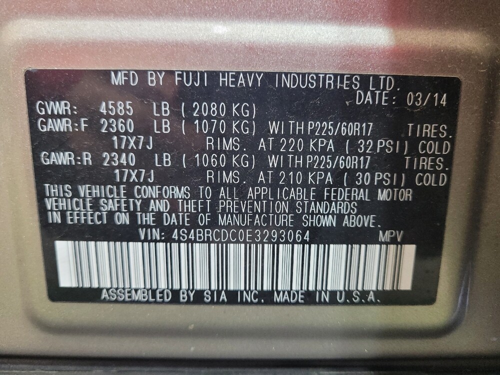 2014 Subaru Outback in Maple Heights, OH 44137 - 18095265 33