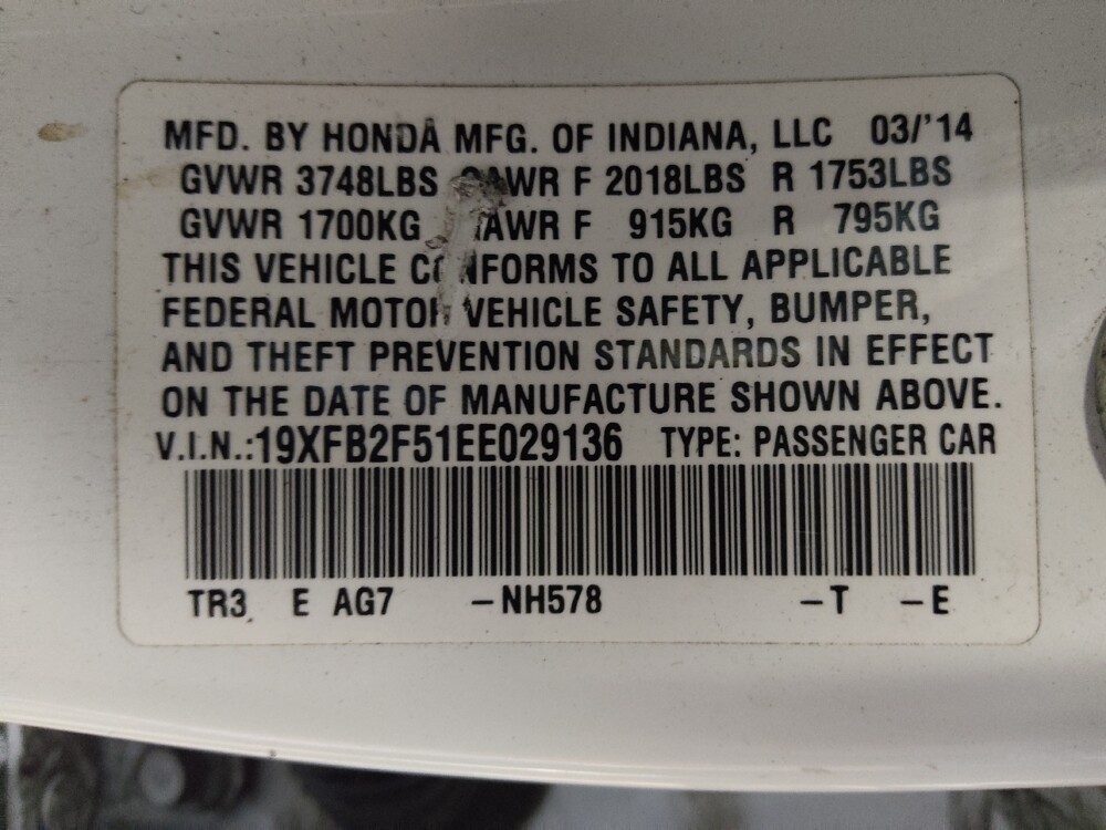 2014 Honda Civic in Clearwater, FL 33764 - 18095282 33