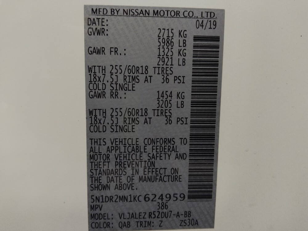 2019 Nissan Pathfinder in Lakeland, FL 33815 - 18095286 33