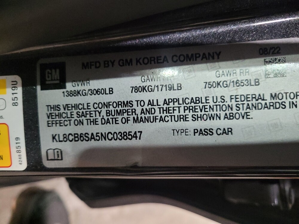 2022 Chevrolet Spark in Chesapeake, VA 23320 - 18095295 33